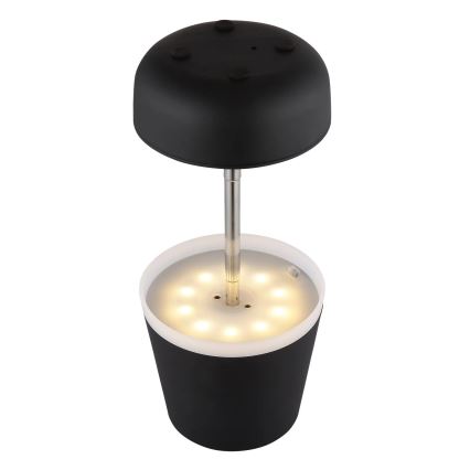 Globo - LED Solar lamp 10xLED/0,06W/3V IP44 800 mAh zwart