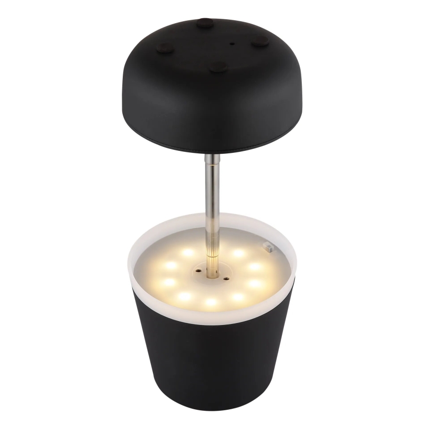 Globo - LED Solar lamp 10xLED/0,06W/3V IP44 800 mAh zwart