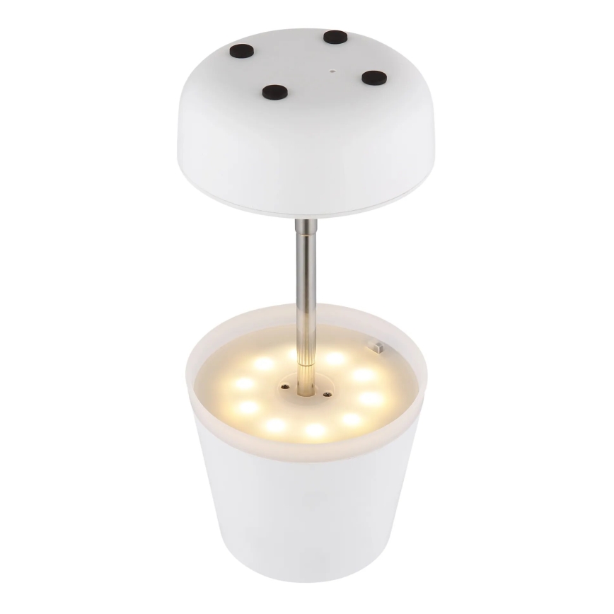 Globo - Lampe solaire 10xLED/0,06W/3V IP44 800 mAh blanc