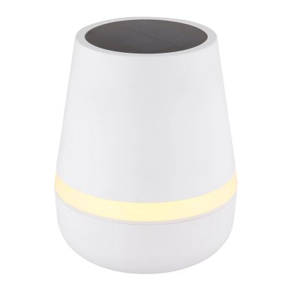Globo - LED Zonne-energie lamp 10xLED/0,06W/3V IP44 800 mAh wit