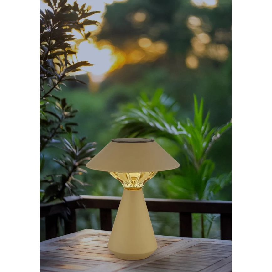 Globo - LED Solar lamp 10xLED/0,06W/1,2V IP44 bruin
