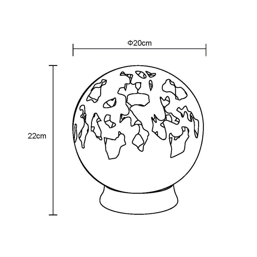 Globo - LED Solar decoratie LED/0,06W/3V IP44