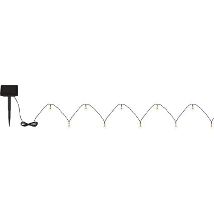 Globo - LED Solar ketting 20xLED/0,06W/3,2V 285 cm IP44 600 mAh