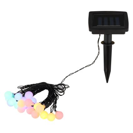 Globo - LED-lichtsnoer op zonne-energie 20xLED/1,2V IP44 300 mAh 5,8 m