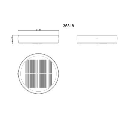 Globo - LED Draagbare solarlamp LED/3W/3,7V IP54 2200 mAh