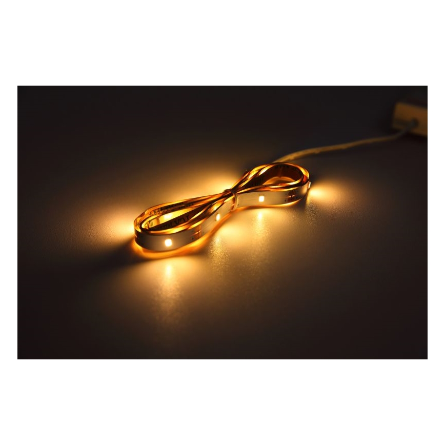 Globo - Ruban LED avec capteur LED/1,5W/6V 4xAAA 3000K 1,5 m