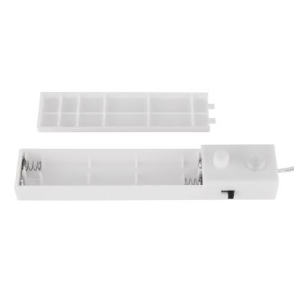 Globo - Ruban LED avec capteur LED/1,5W/6V 4xAAA 3000K 1,5 m