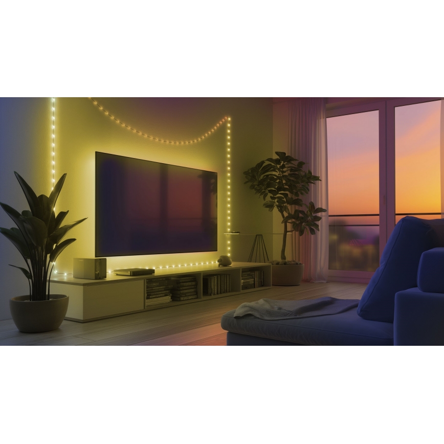 Globo - LED Strip 50xLED/0,06W/5V 5 m 8 functies