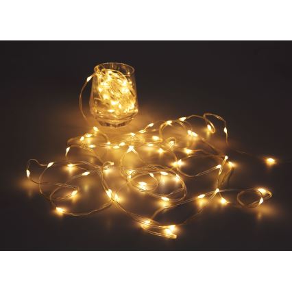 Globo - LED Strip 50xLED/0,06W/5V 5 m 8 functies