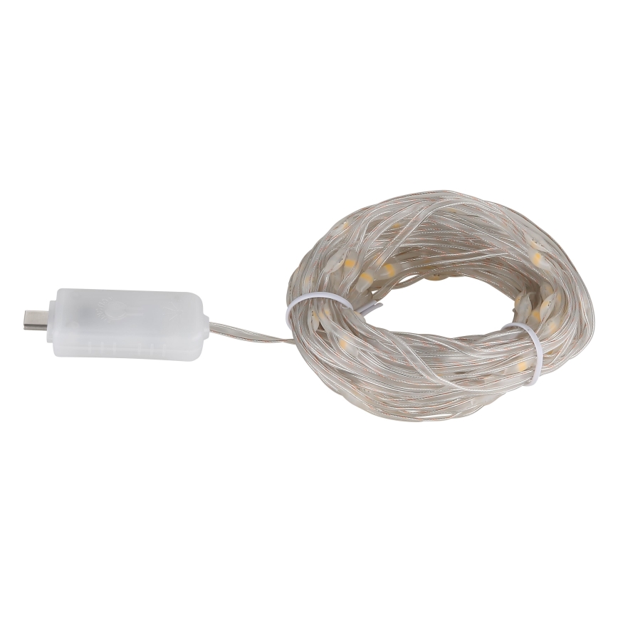 Globo - LED Strip 50xLED/0,06W/5V 5 m 8 functies