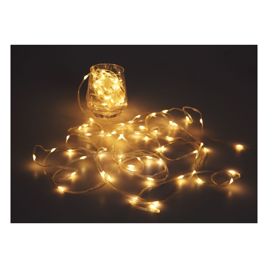 Globo - LED Strip 100xLED/0,06W/5V 10 m 8 functies
