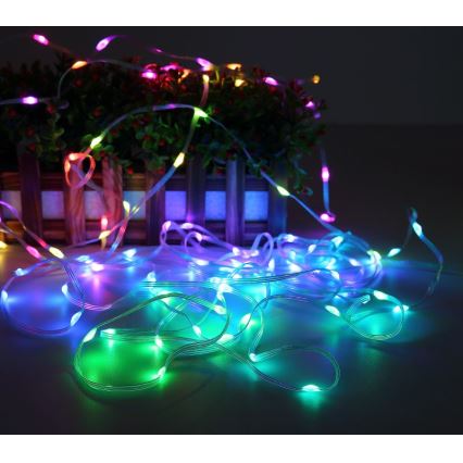 Globo - LED RGB Strip 100xLED/0,06W/5V 10 m 27 functies