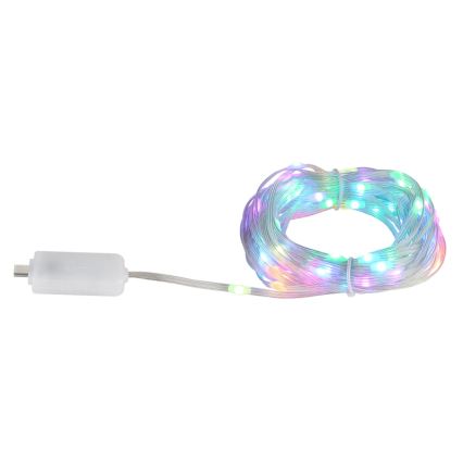 Globo - LED RGB Strip 100xLED/0,06W/5V 10 m 27 functies