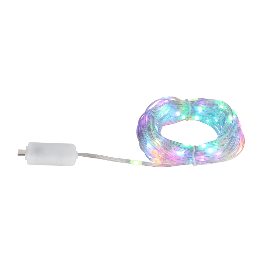 Globo - LED RGB Strip 100xLED/0,06W/5V 10 m 27 functies