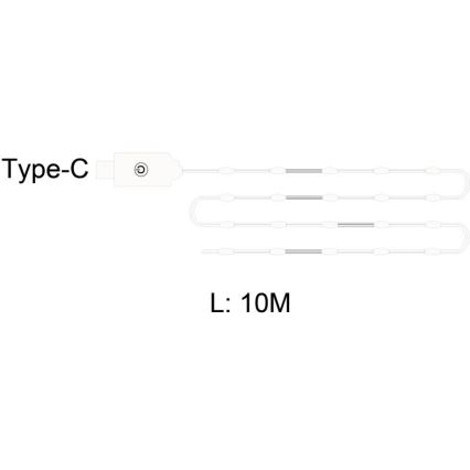 Globo - LED RGB Strip 100xLED/0,06W/5V 10 m 27 functies
