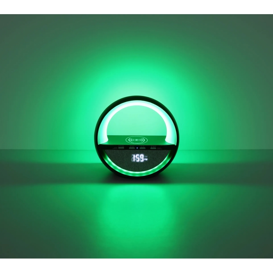Globo - LED RGB aanraakbare oplaadbare tafellamp met ingebouwde luidspreker LED/3,5W/5V 1800 mAh