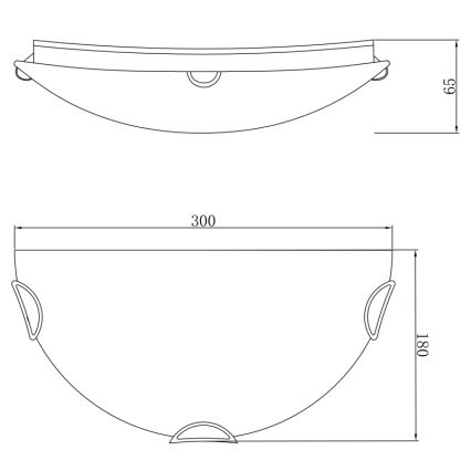 Globo 40402W - Applique murale CALIMERO I 1xE27/60W/230V