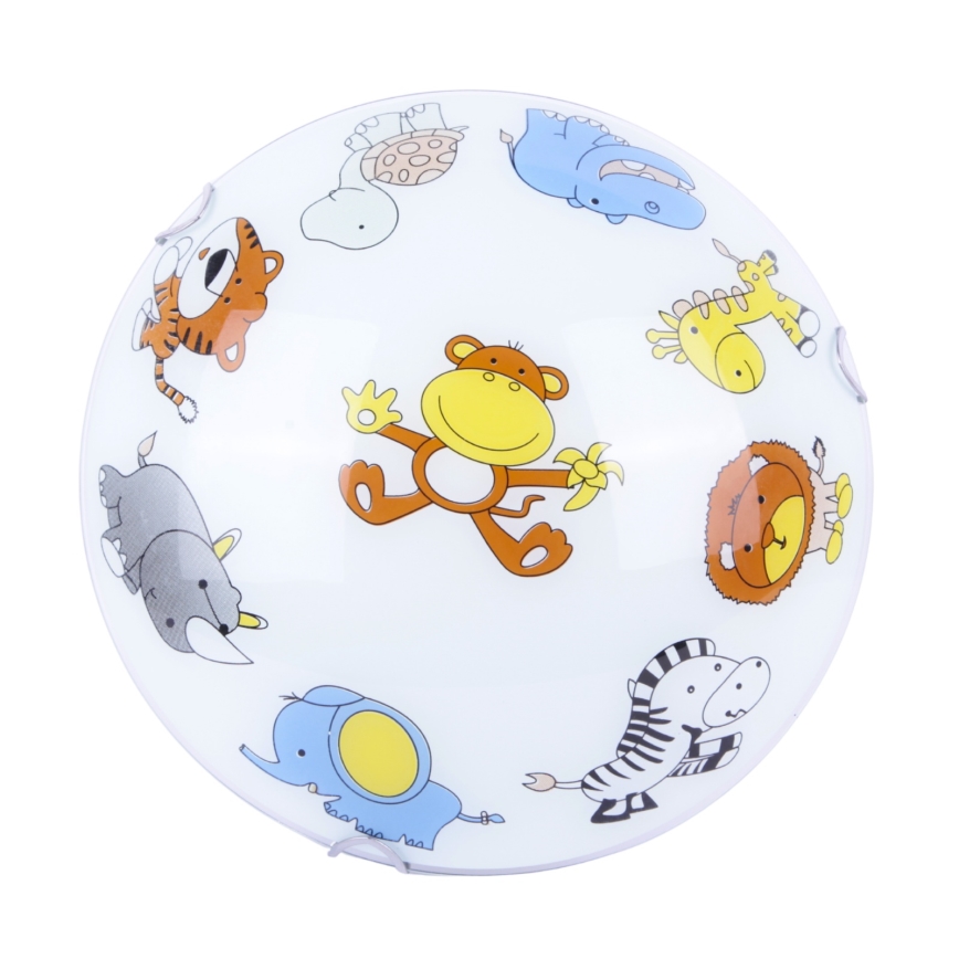 Globo - Plafondlamp kinderkamer 2xE27/60W/230V