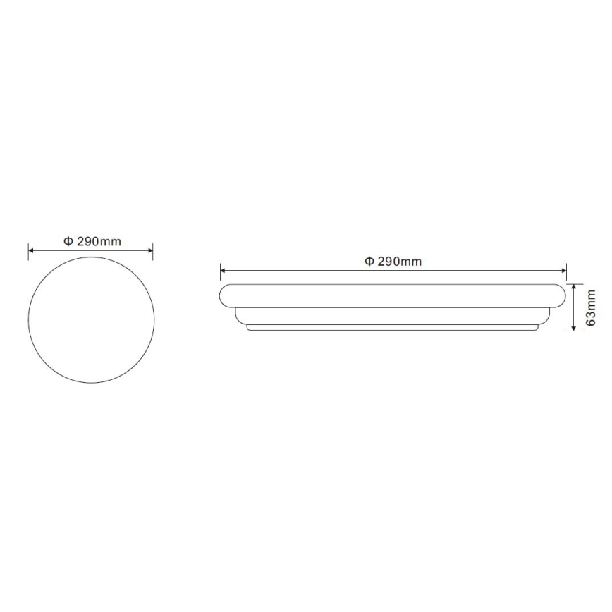 Globo - LED plafondlamp LED/20W/230V