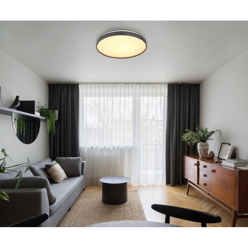 Globo - LED Plafondlamp LED/24W/230V diameter 48 cm antraciet