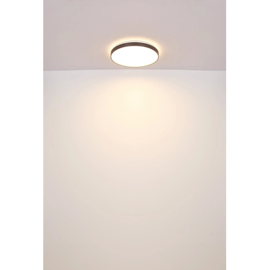 Globo - LED Plafondlamp LED/24W/230V diameter 48 cm antraciet