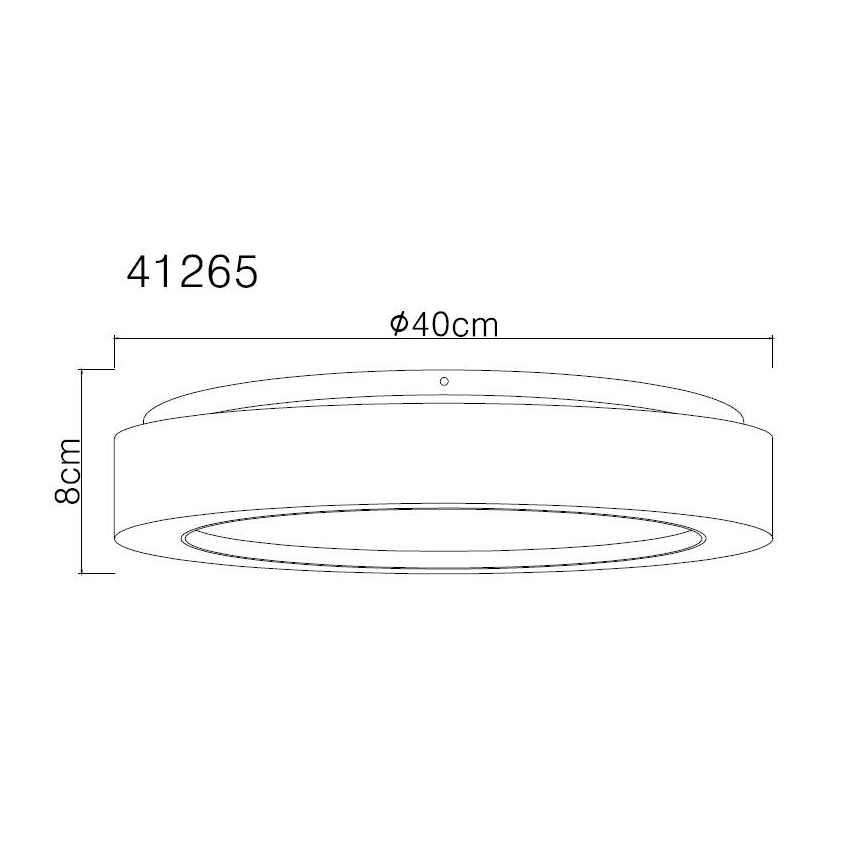 Globo - Plafonnier LED/24W/230V d. 40 cm 3000K blanc