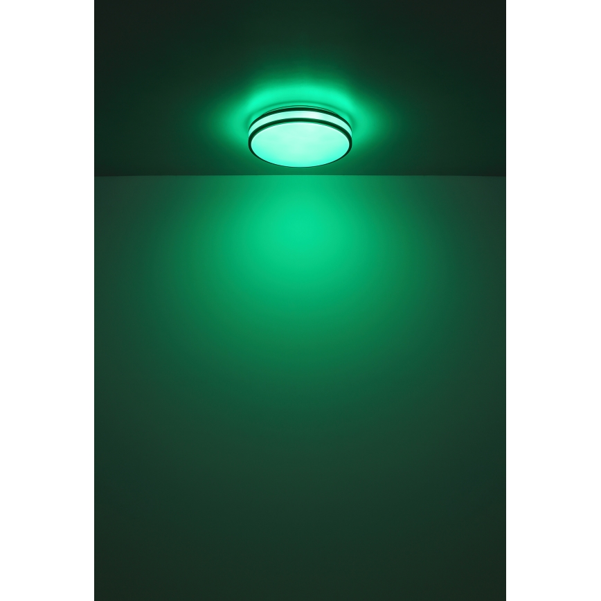 Globo - LED RGBW dimbare plafondlamp LED/18W/230V 2700-6000K + afstandsbediening