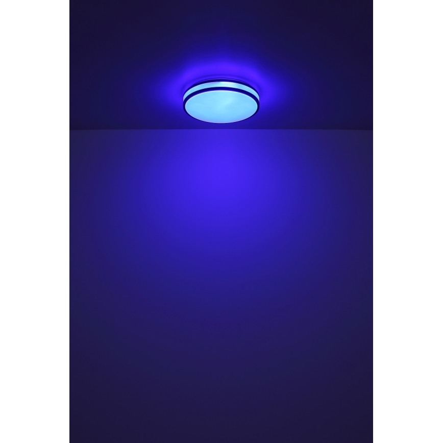 Globo - LED RGBW dimbare plafondlamp LED/18W/230V 2700-6000K + afstandsbediening