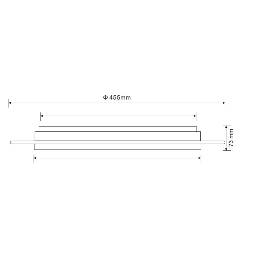 Globo - LED dimbare plafondlamp LED/30W/230V 3000-6500K + afstandsbediening
