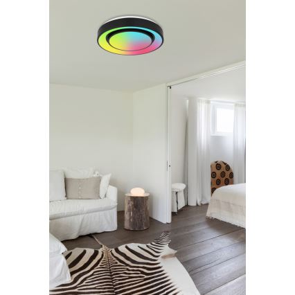 Globo - RGBW dimbare plafondlamp LED/24W/230V 3000-6500K+ afstandsbediening