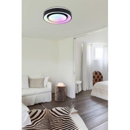 Globo - RGBW dimbare plafondlamp LED/24W/230V 3000-6500K+ afstandsbediening