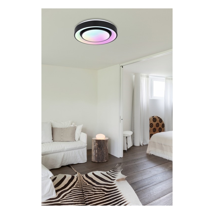 Globo - RGBW dimbare plafondlamp LED/24W/230V 3000-6500K+ afstandsbediening
