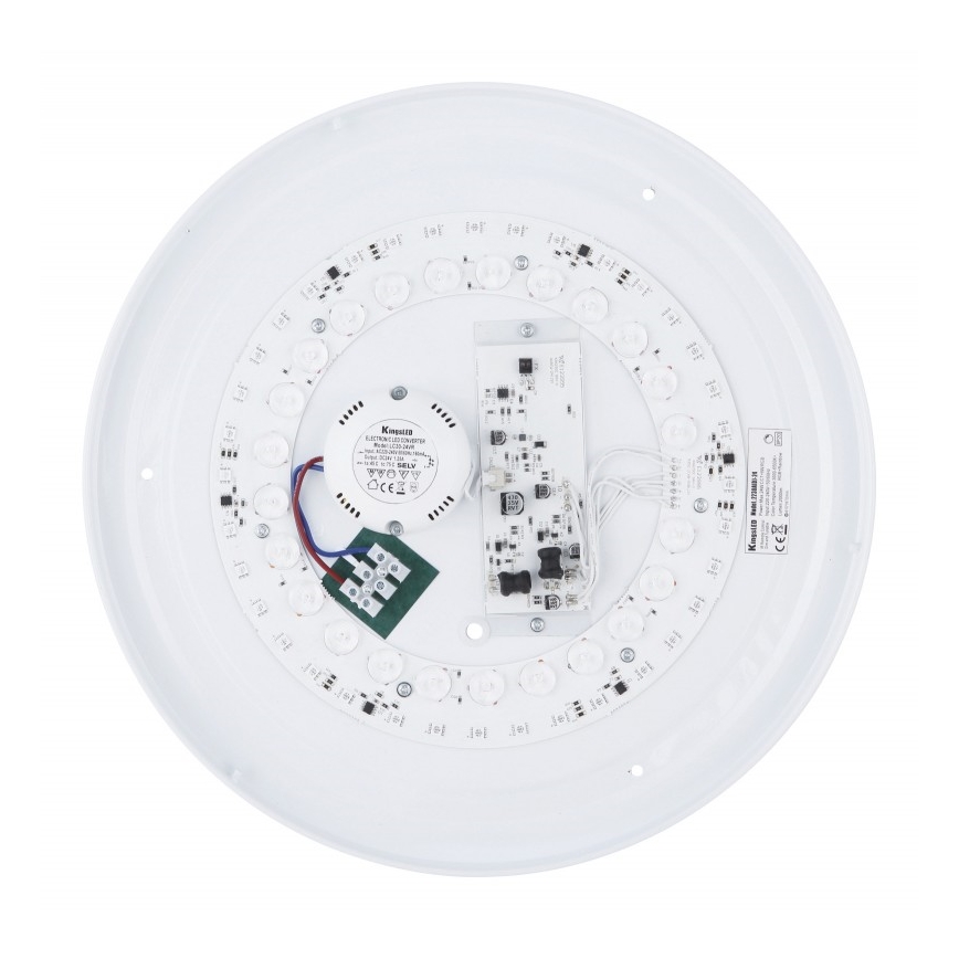Globo - RGBW dimbare plafondlamp LED/24W/230V 3000-6500K+ afstandsbediening