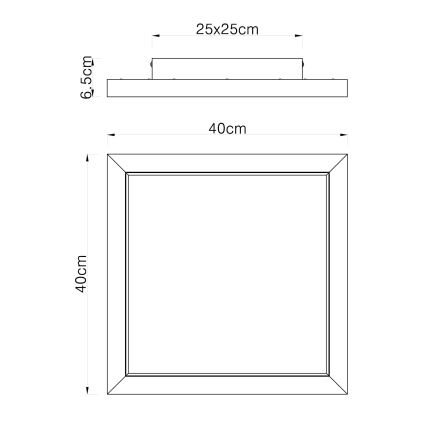 Globo - Plafonnier LED RGBW à intensité variable LED/24W/230V 2700-6000K + télécommande