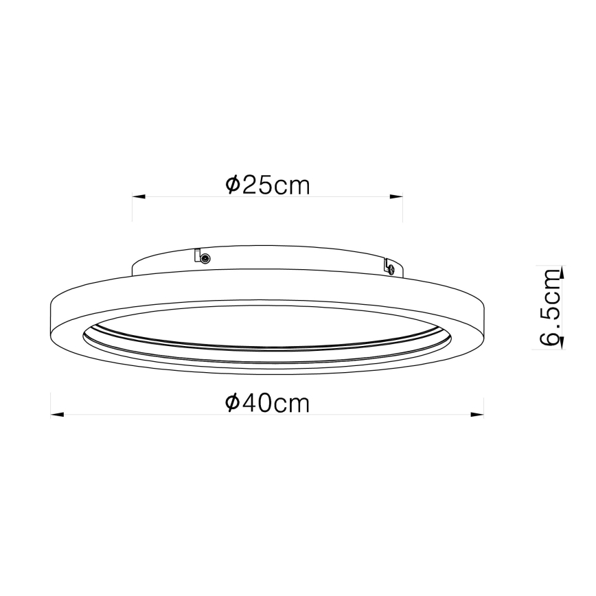Globo - LED RGBW Dimbare plafondlamp LED/24W/230V 2700-6000K + afstandsbediening