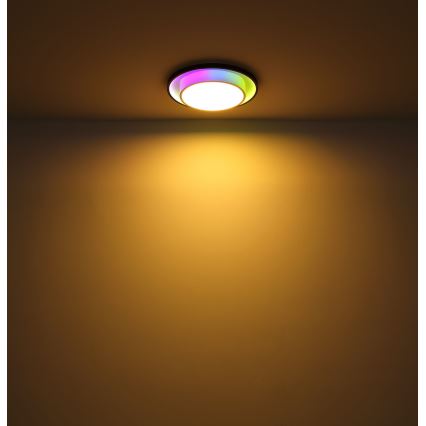 Globo - Plafonnier LED RGBW à intensité variable LED/21W/230V 2700-6500K+ télécommande