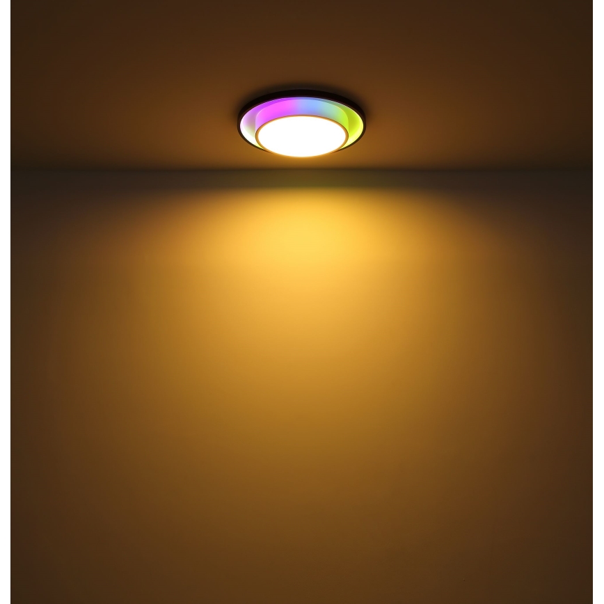 Globo - Plafonnier LED RGBW à intensité variable LED/21W/230V 2700-6500K+ télécommande
