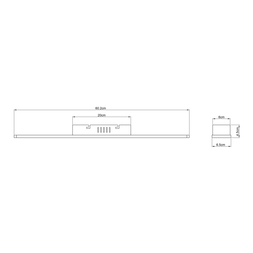 Globo - Plafonnier salle de bain LED/12W/230V IP44