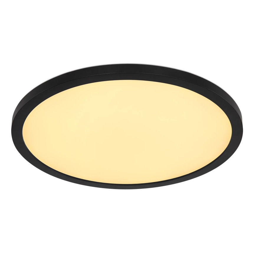 Globo - LED RGB Dimbare badkamer plafondlamp LED/18W/230V 3000-6000K + afstandsbediening IP44 zwart
