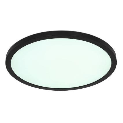 Globo - LED RGB Dimbare badkamer plafondlamp LED/18W/230V 3000-6000K + afstandsbediening IP44 zwart