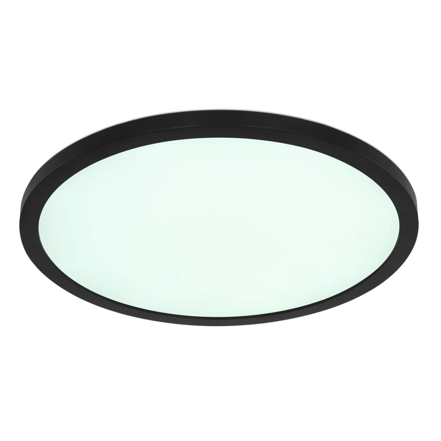 Globo - LED RGB Dimbare badkamer plafondlamp LED/18W/230V 3000-6000K + afstandsbediening IP44 zwart