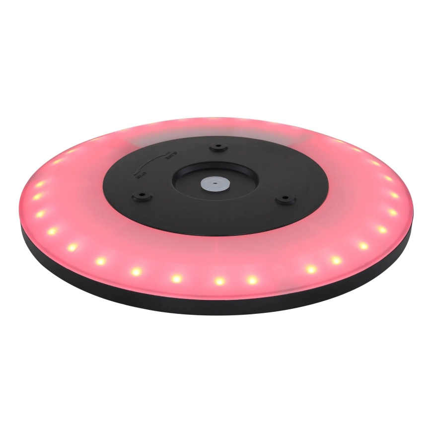 Globo - LED RGB Dimbare badkamer plafondlamp LED/18W/230V 3000-6000K + afstandsbediening IP44 zwart