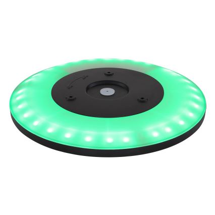 Globo - LED RGB Dimbare badkamer plafondlamp LED/18W/230V 3000-6000K + afstandsbediening IP44 zwart