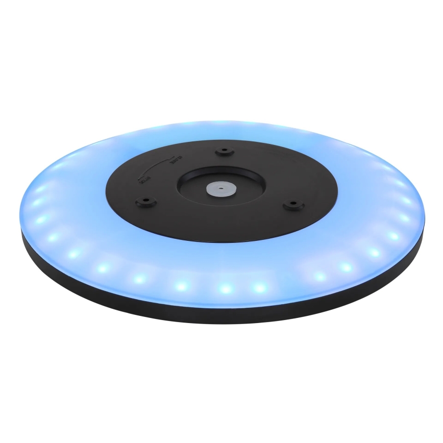 Globo - LED RGB Dimbare badkamer plafondlamp LED/18W/230V 3000-6000K + afstandsbediening IP44 zwart
