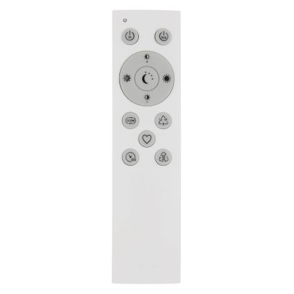 Globo - LED RGB Dimbare badkamer plafondlamp LED/18W/230V 3000-6000K + afstandsbediening IP44 zwart