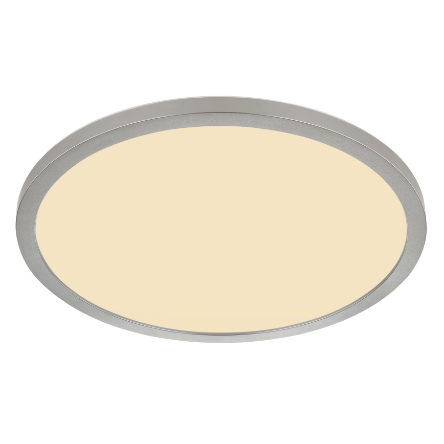 Globo - LED Dimbare badkamer plafondverlichting LED/18W/230V diameter 29,4 cm IP44 mat chroom