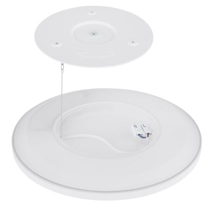 Globo - Plafonnier à intensité variable LED salle de bain LED/18W/230V d. 29,4 cm IP44 blanc