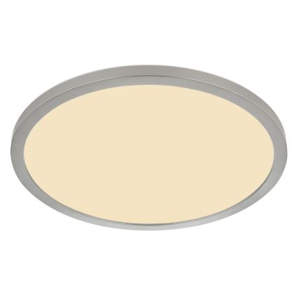 Globo - LED Dimbare badkamer plafondverlichting LED/24W/230V diameter 42 cm IP44 mat chroom