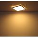 Globo - LED Dimbare badkamer plafondverlichting LED/18W/230V 29,4x29,4 cm IP44 zwart