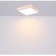 Globo - LED Dimbare badkamer plafondverlichting LED/18W/230V 29,4x29,4 cm IP44 wit